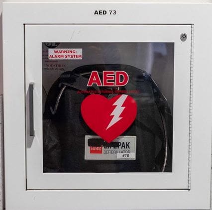 FBC receives an AED (Automated External Defibrillator)
